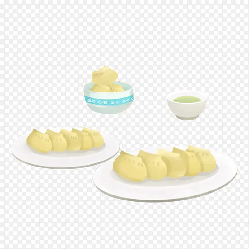 冬至饺子素材