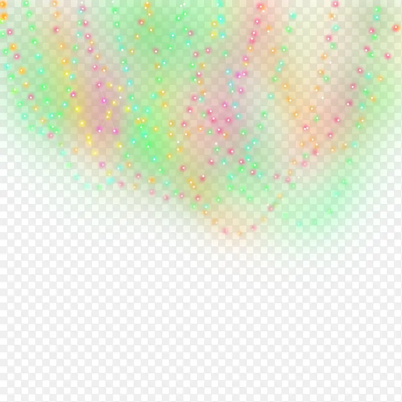 绿色星星效果