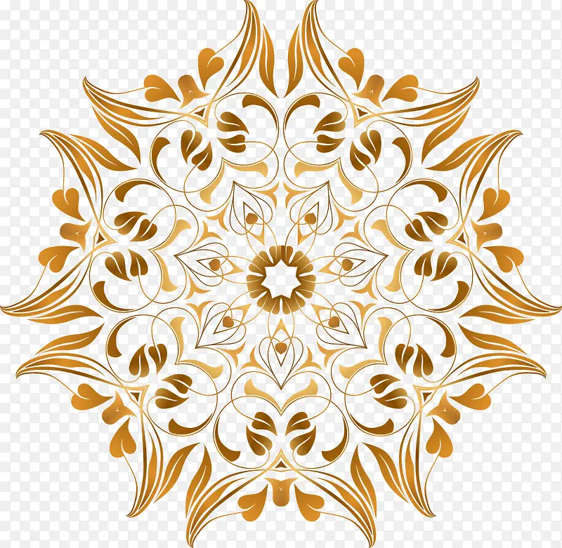 矢量欧式花纹