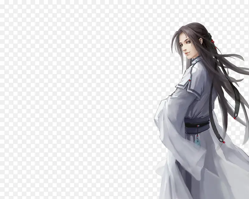 古风立绘帅哥男子装饰