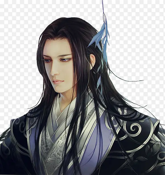 彩绘立绘帅哥男子