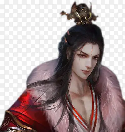游戏原画古装男子