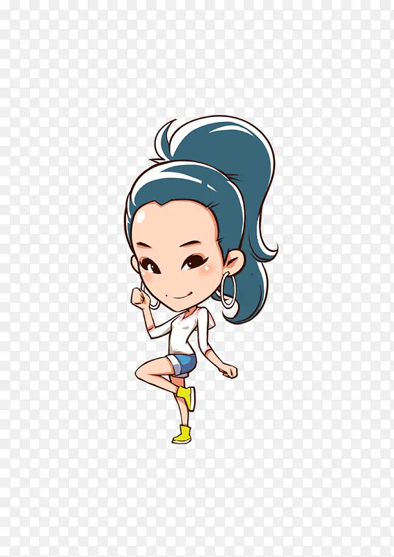 卡通动漫人物美女