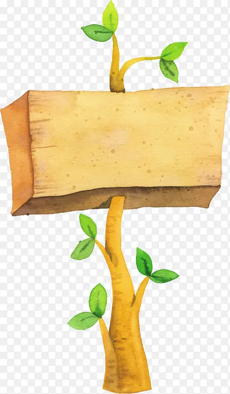 手绘植物信箱