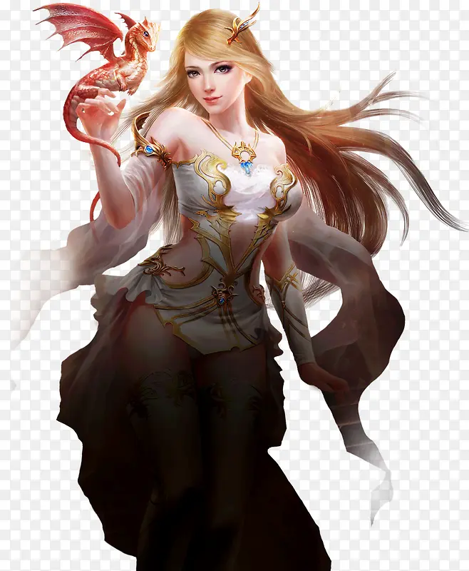 游戏人物女子美女