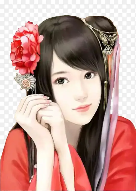 手绘玲珑剔透美女