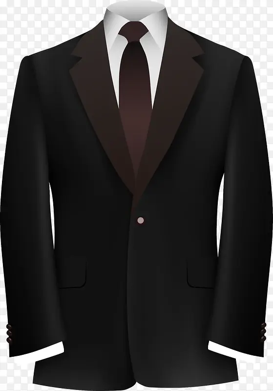 矢量手绘西服