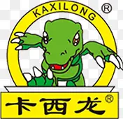 卡西龙黄色可爱卡通标志