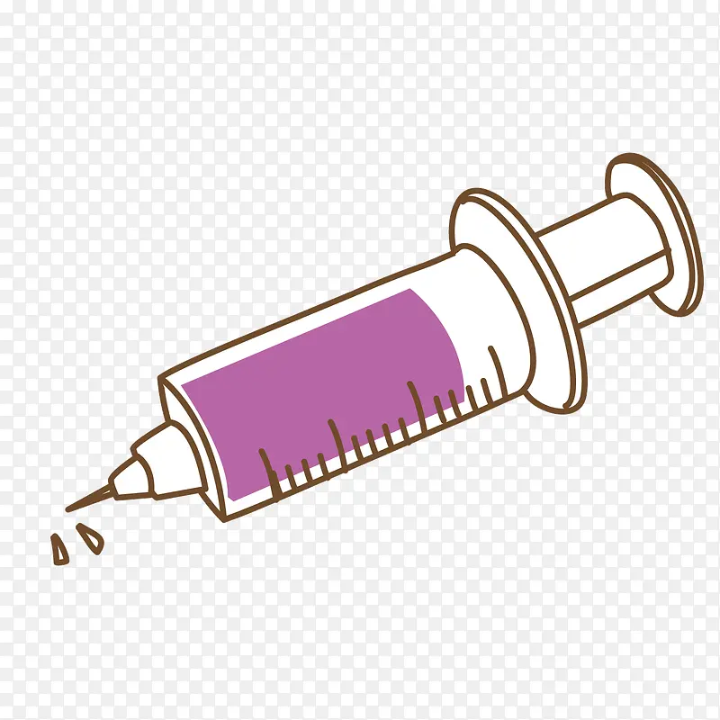 矢量紫色注射器针筒PNG图片素材下载_图片编号11027134-PNG素材网