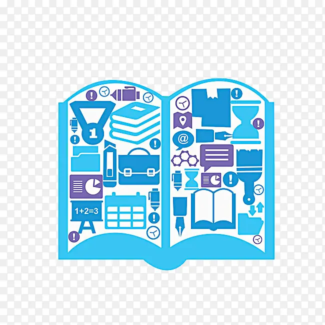 手绘学习用品