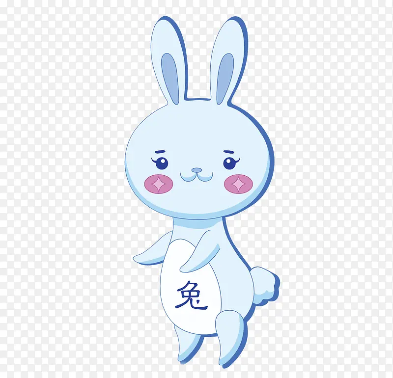 卡通可爱小兔素材