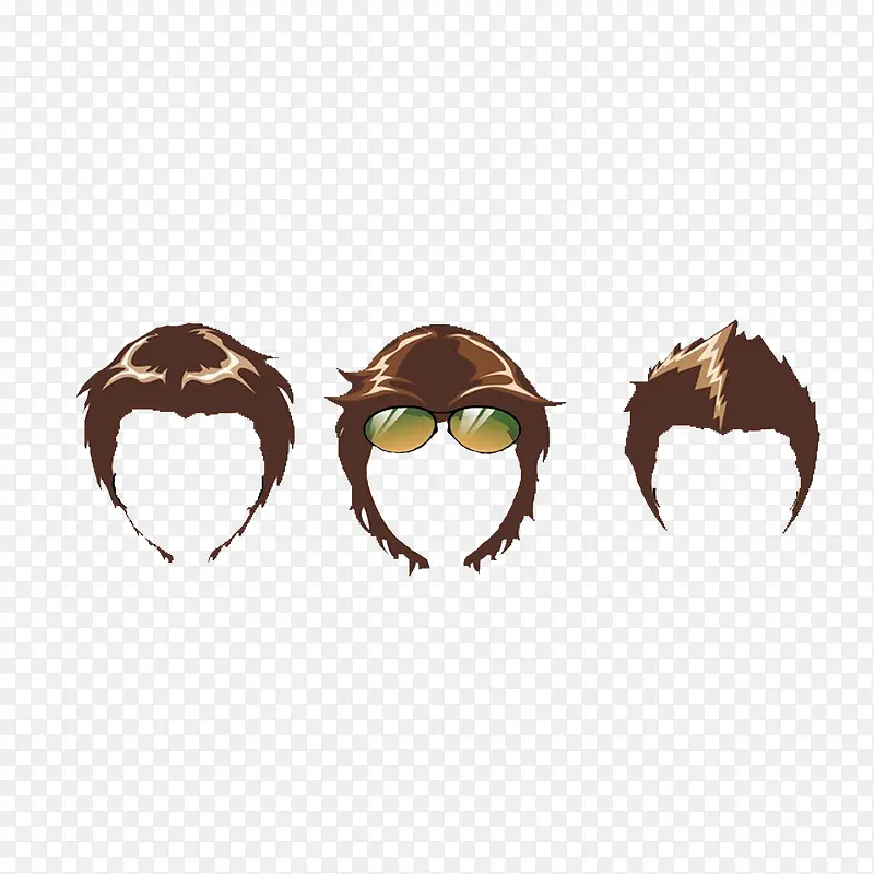 3种男士头发
