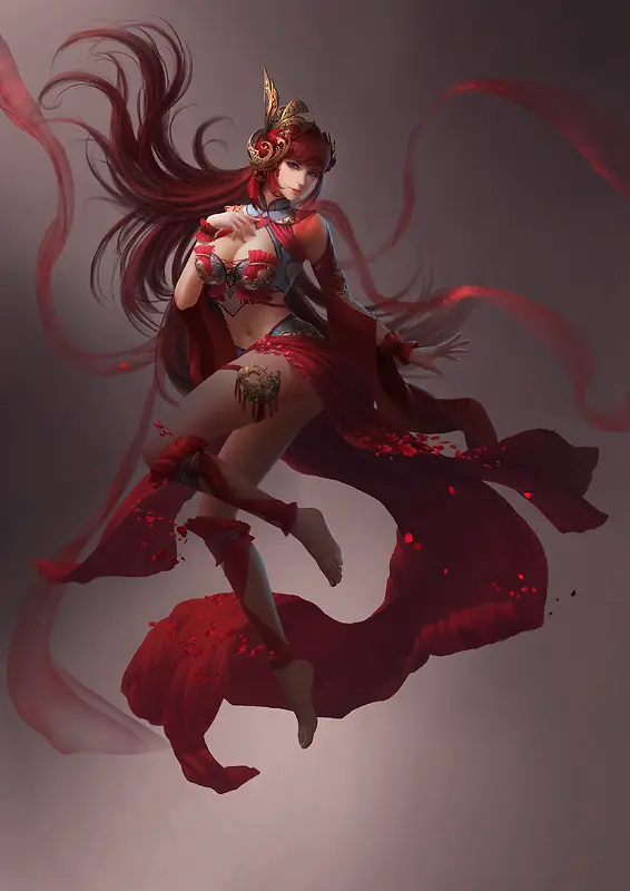 红色创业人物创意游戏