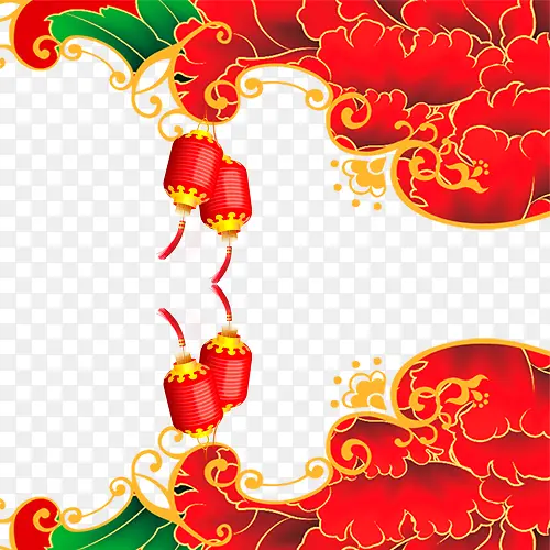 春节创意装饰图案PNG图片素材下载_图片编号11036391-PNG素材网