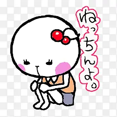 卡通可爱小女孩