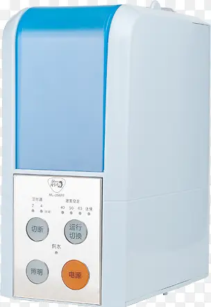蓝色暖雾加湿器电商