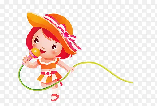 唱歌的小女孩