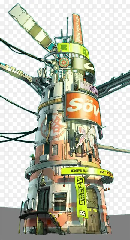 电塔