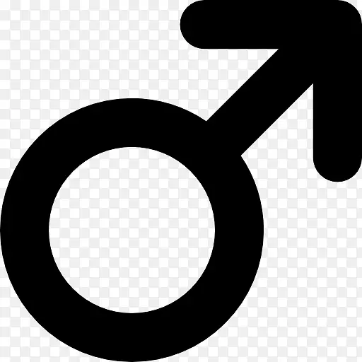 男性性别符号图标