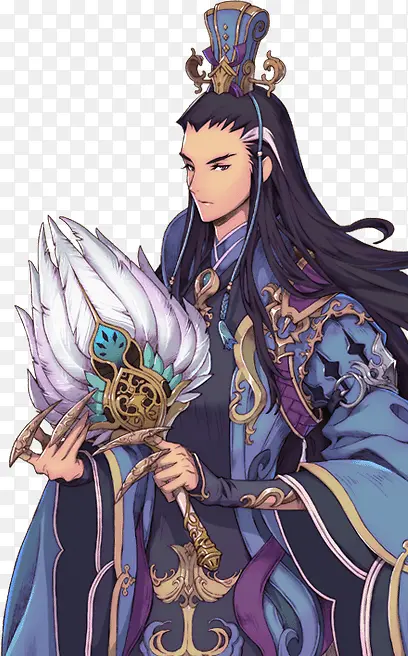 游戏人物诸葛亮画像
