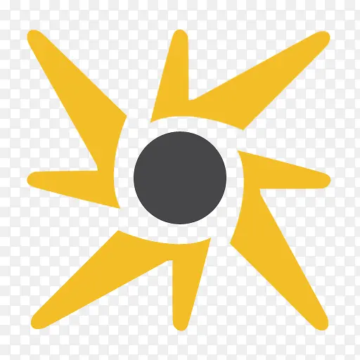 手绘太阳装饰