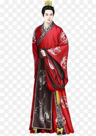 红衣服大帅哥