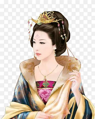女主妃子古风立绘