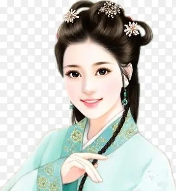 彩绘立绘美女图片