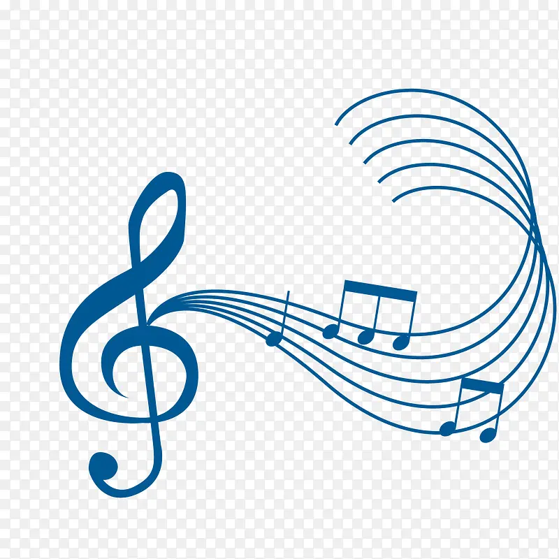 音乐声波线矢量素材