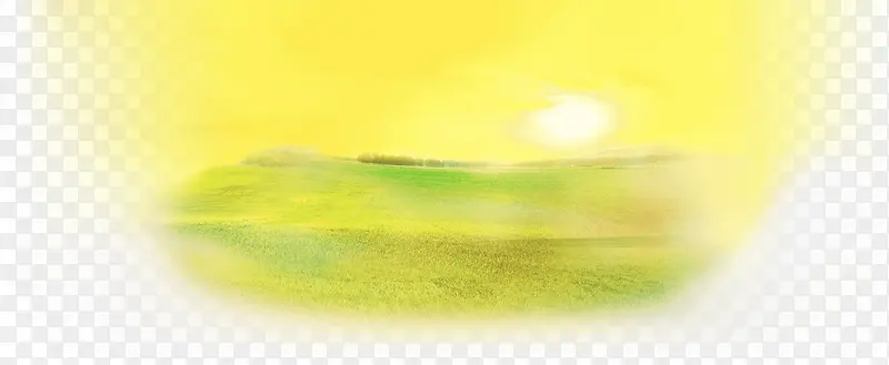 黄色成熟麦田创意