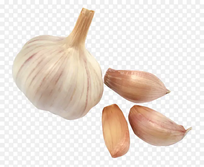 剥开大蒜蔬菜蒜头
