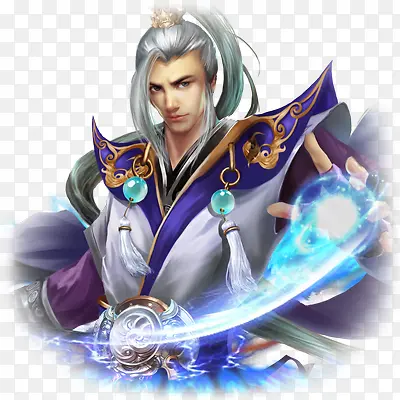 白衣姜君 png素材
