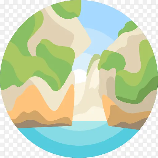 海岸图标
