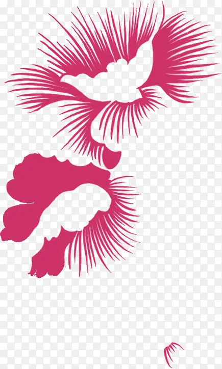 花边装饰红色花边中秋