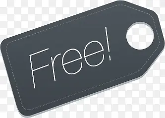 黑色FREE!标签