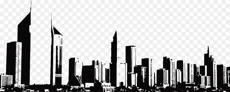 矢量手绘城市