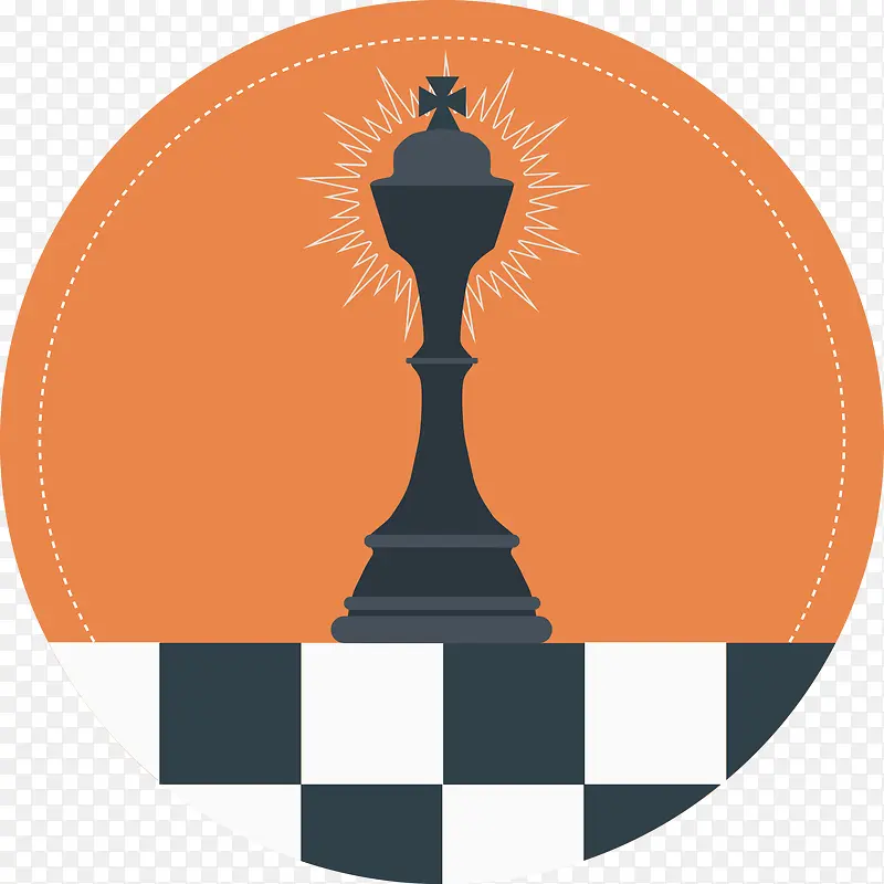 矢量手绘国际象棋