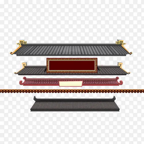 古建筑屋檐设计元素PNG图片素材下载_图片编号11104406-PNG素材网