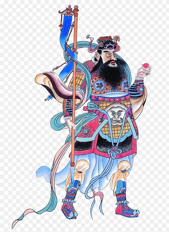 高清门神