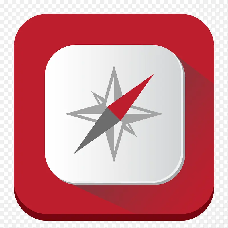 指南针Long-shadow-IOS7-iconsPNG图片素材下载_图片编号11123032-PNG素材网