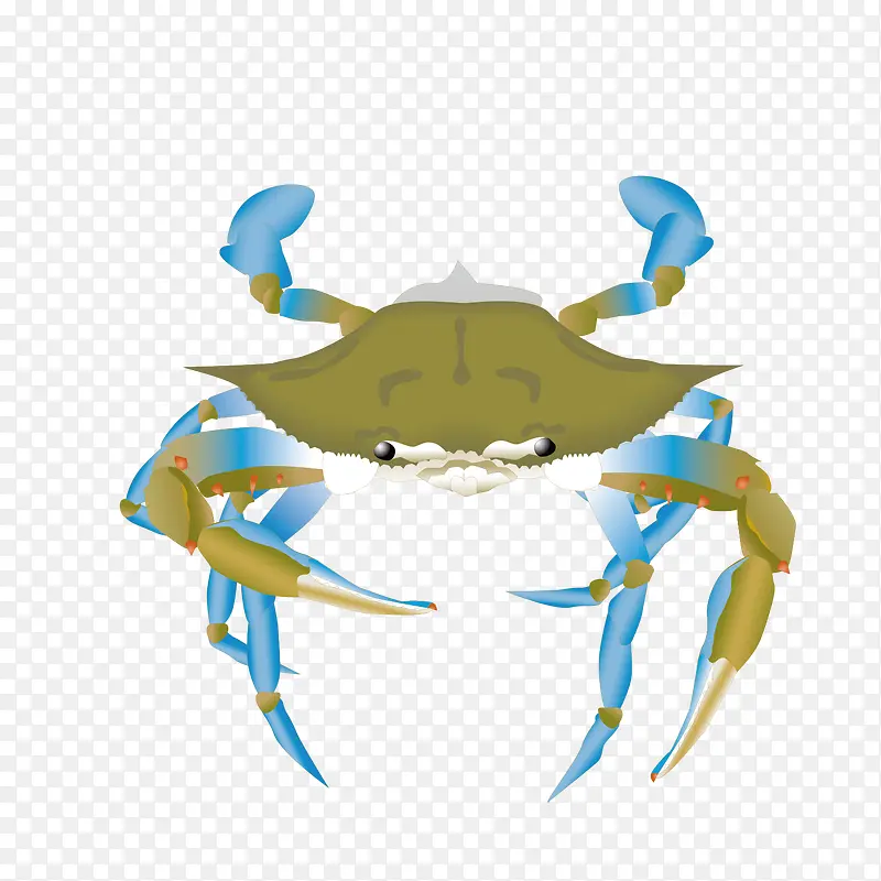 手绘螃蟹