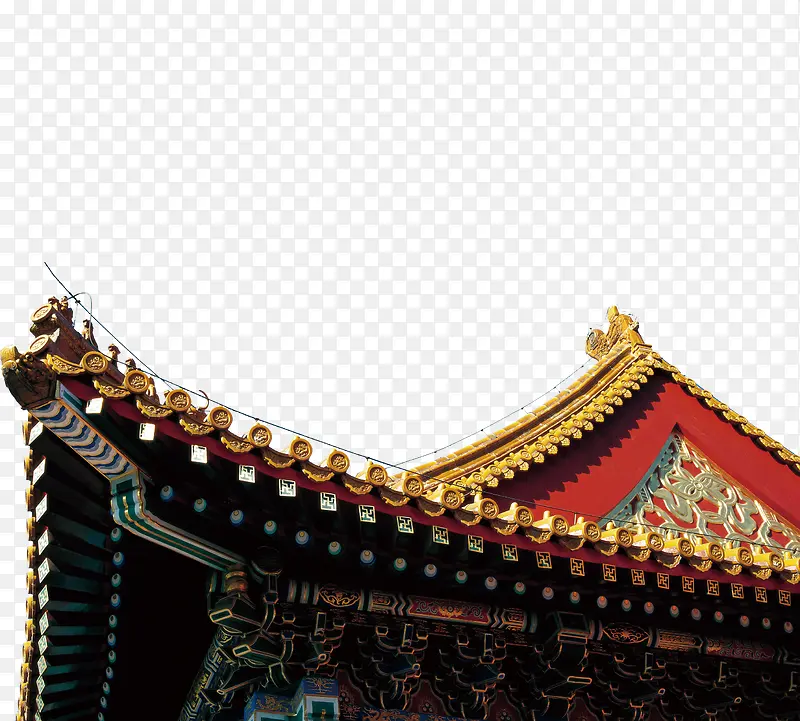 高清中国风建筑房头PNG图片素材下载_图片编号11133946-PNG素材网