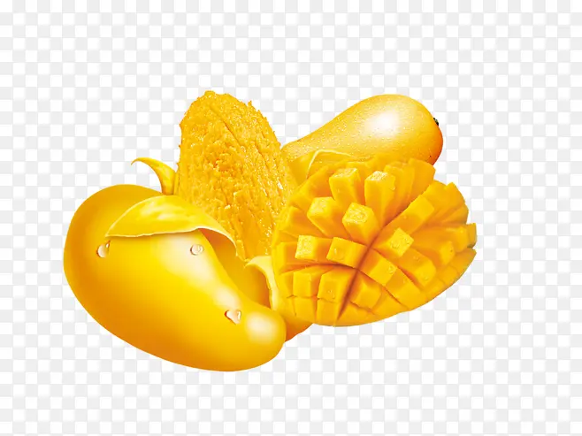 黄色美味芒果