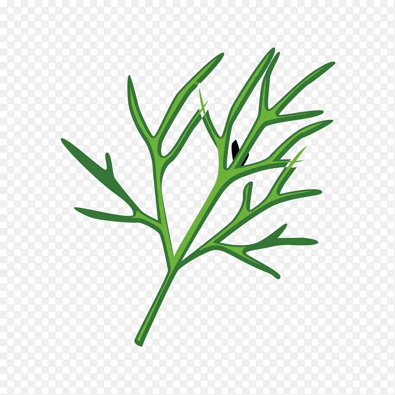 矢量配菜