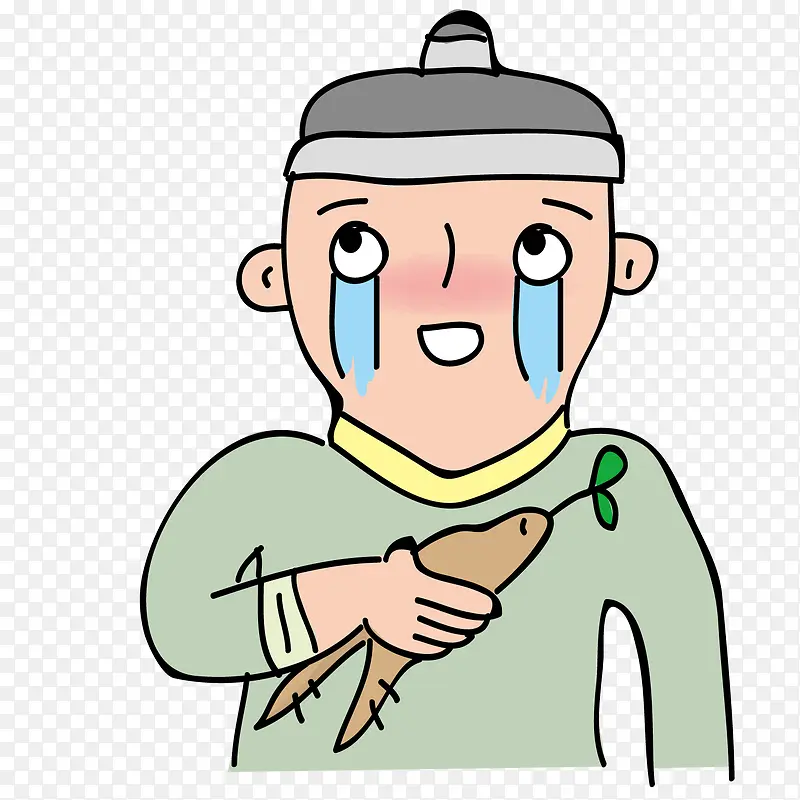 伤心的男孩
