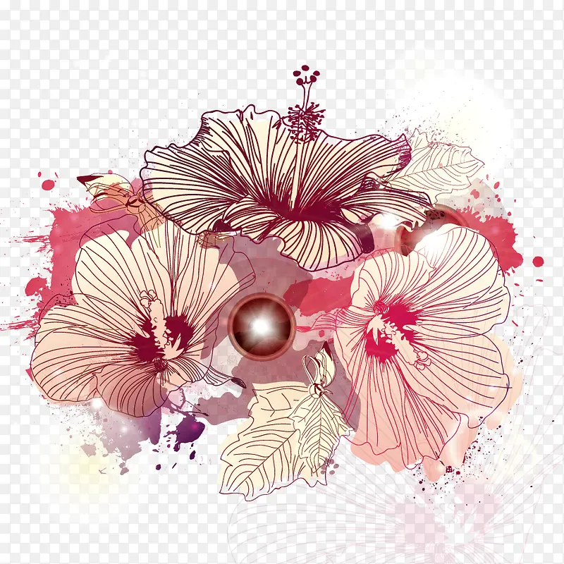 手绘花卉PNG图片素材下载_图片编号11142601-PNG素材网