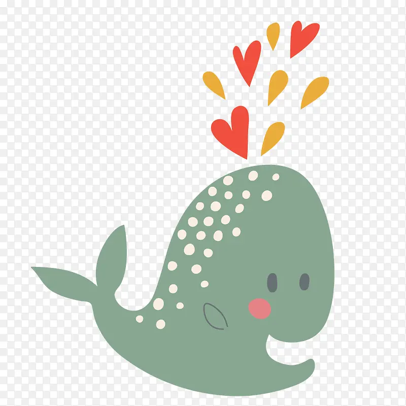 卡通海豚