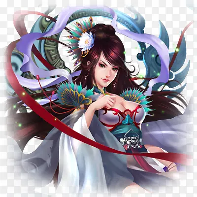 手绘惜月郡主