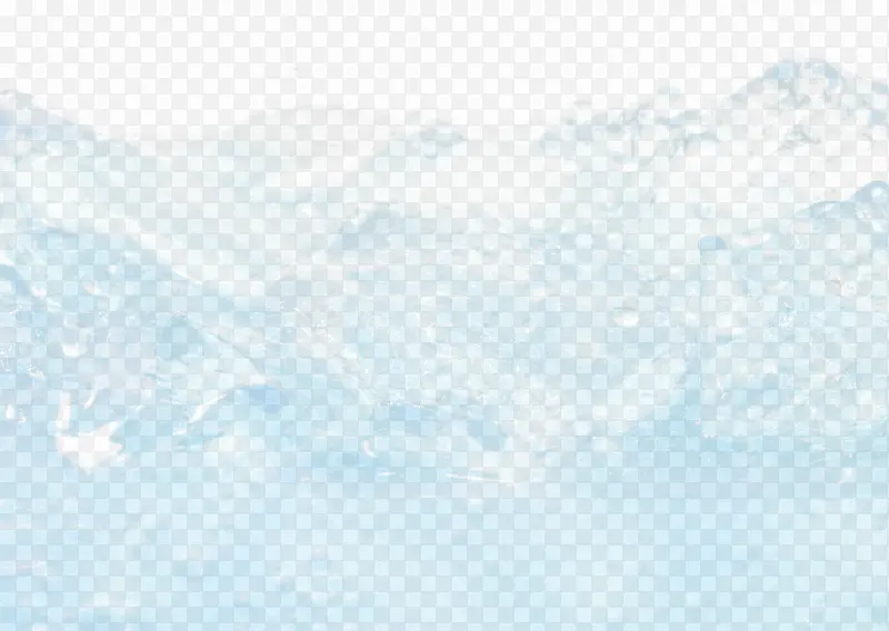 冰纯水促销素材
