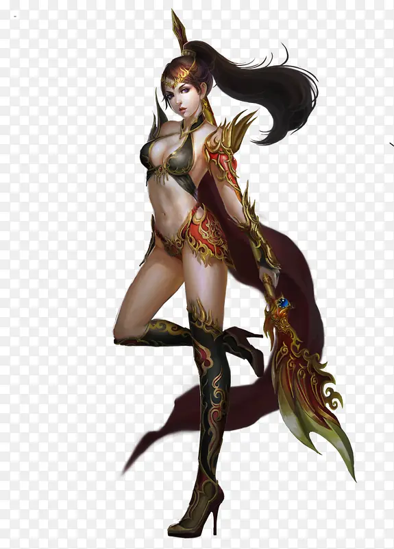 武尊女png素材